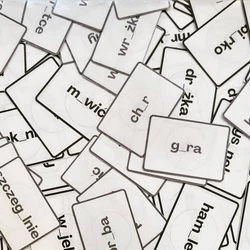 Gra ortograficzna z ó i u do druku