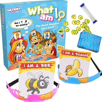 WOOPIE Zgadnij kim jestem? What am I? Rodzinna gra słowna EN