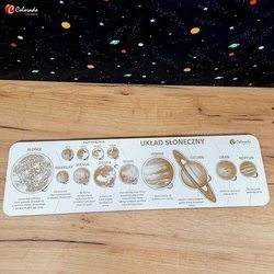 Układanka drewniana Układ Słoneczny