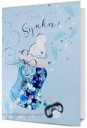 Kartka okolicznościowa Gratulacje z okazji narodzin syna