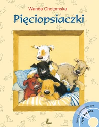 Pięciopsiaczki Książka + audiobook czyta autorka wyd. Literatura