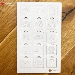 Drewniana tablica do kategoryzowania – część 1