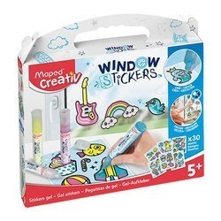 Farby witrażowe Maped Creativ 6 kolorów + 30 szeblanów