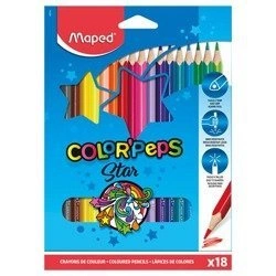 Kredki Colorpeps Trójkątne 18 szt
