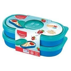 Pudełko na przekąski Maped Picnik Kids Concept Niebieskie 2szt