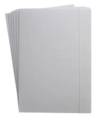 Teczka biała z gumką A4