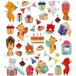 Naklejki Urodzinowe Koty