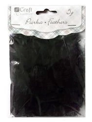 Piórka 5-12cm 5g czarne dp Craft