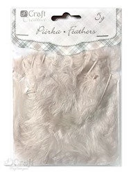 Piórka 5-12cm 5g beżowe dp Craft