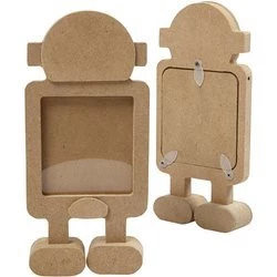 Ramka z MDF - Robot  H: 17 cm