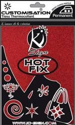 Naprasowanka arkusz 20x15cm Brokat Czerwień