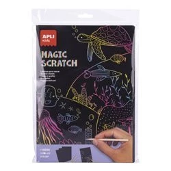 Zestaw wydrapywanek Apli Kids - Magic Scratch A4