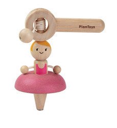 Drewniany bączek, Baletnica, Plan Toys