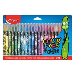 Flamastry Maped Colorpeps Monster 24szt.