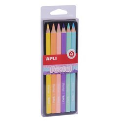 Kredki ołówkowe Jumbo Apli Kids - Pastel