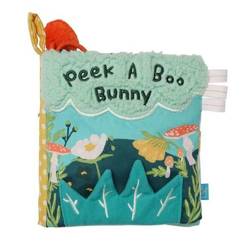 Książeczka interaktywna Akuku Bunny 161130-Manhattan Toy, zabawki dla niemowląt