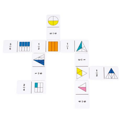 Learning Resources | Domino - Tęczowe ułamki