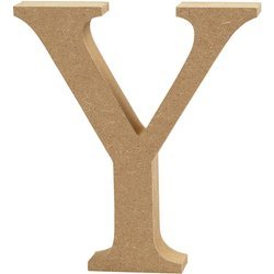 Litera Y z MDF H: 13 cm