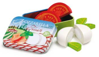 Mozzarella z dodatkami w puszce 17045 Erzi, zabawy w kuchnie dla dzieci