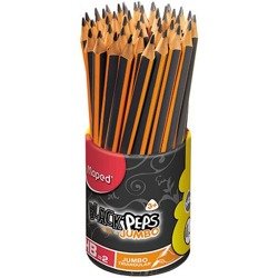 Ołówek Blackpeps Jumbo Hb w kubku 46 szt.