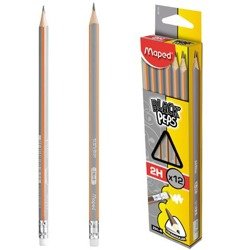 Ołówek Z Gumką Blackpeps 2H 1 szt
