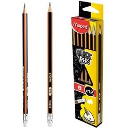 Ołówek Z Gumką Blackpeps B 1 szt