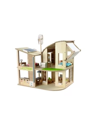 PlanToys | Ekologiczny domek dla lalek z mebelkami PT7156