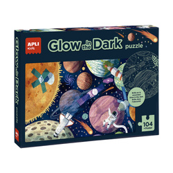 Puzzle świecące w ciemności Apli Kids - Układ słoneczny 5+