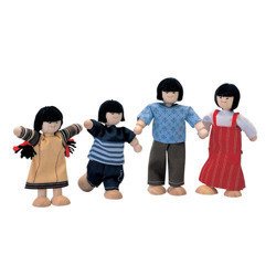 Rodzina lalek w typie azjatyckim, do domku dla lalek, Plan Toys®