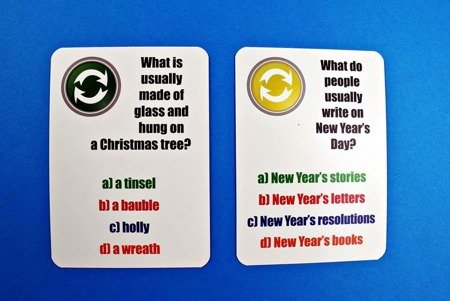 Fun Card English Christmas and Winter