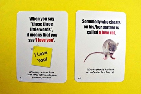 Fun Card English Valentine's Day