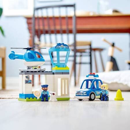 Klocki DUPLO 10959 Posterunek policji i helikopter