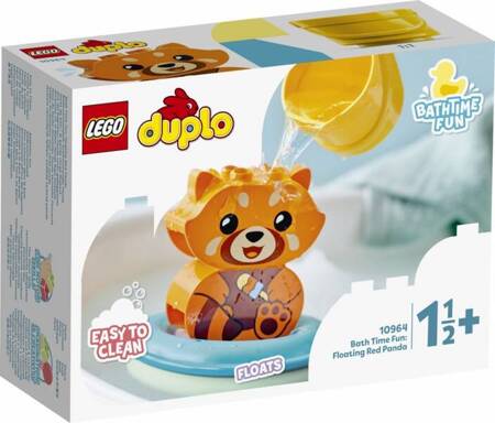 Klocki DUPLO 10964 Zabawa w kąpieli: pływająca czerwona panda