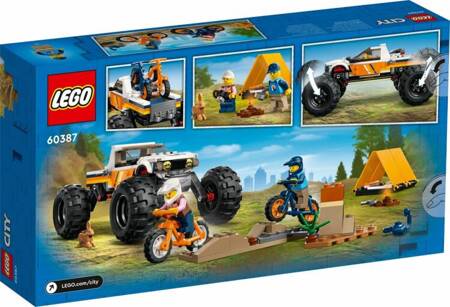 Klocki LEGO City 60387 Przygody samochodem terenowym z napędem 4x4