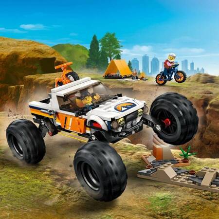 Klocki LEGO City 60387 Przygody samochodem terenowym z napędem 4x4