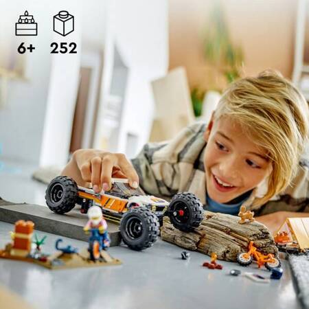 Klocki LEGO City 60387 Przygody samochodem terenowym z napędem 4x4