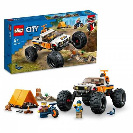 Klocki LEGO City 60387 Przygody samochodem terenowym z napędem 4x4