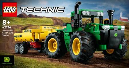 Klocki Technic 42136 Traktor John Deere 9620R 4WD