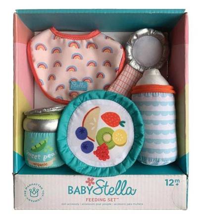 Komplet do karmienia lalek Baby Stella 158980-Manhattan Toy, akcesoria dla lalek