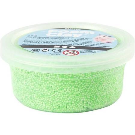 Masa Foam Clay Brokatowa Zielona 35 g