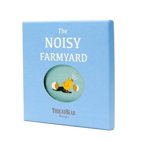 Miękka książeczka THE NOISY FARMYARD, ThreadBear Design