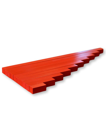 Moyo Montessori | Długie czerwone belki - Mini SMV0002-1M