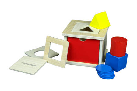 Moyo Montessori | Kasetka z wymienną pokrywką - 4 kształty NEJ_I053