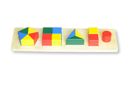 Moyo Montessori | Kolorowa układanka Figury - mały rozmiar OST0291B_O034