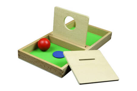 Moyo Montessori | Pudełko z piłeczką, krążkiem NEJ_0042-1