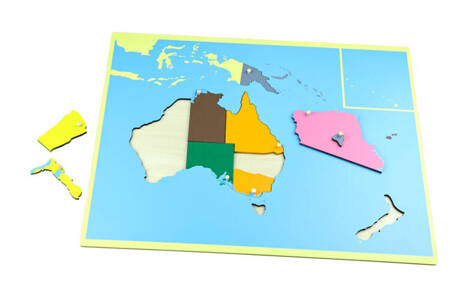 Moyo Montessori | Puzzlowa mapa Australii GEO0082_G014