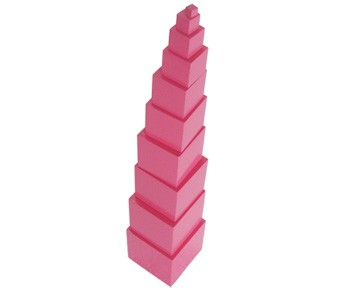 Moyo Montessori | Różowa wieża - Mini OST0301-4_M076-1