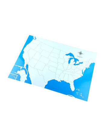 Moyo Montessori | USA - mapa kontrolna bez podpisów GEOP0071_G006-2
