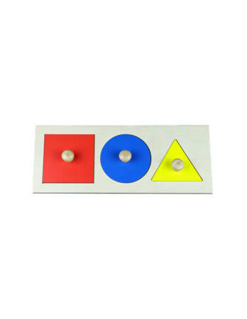 Moyo Montessori | Zestaw puzzli - kwadrat - koło - trójkąt NEJ0619_O013