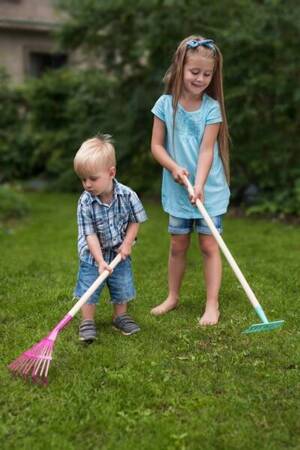Narzędzie ogrodowe dla dziecka - Grabie do liści